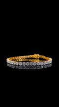 💎14K Gold Diamond Tennis Bracelet