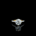 💎3.00ct Round E Colour VVS2 Diamond Ring with Halo & Side Stones