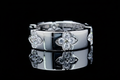 Wide Band Clover Ring with Pear-Shaped Diamonds